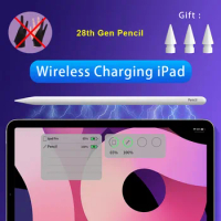 For Apple Pencil 2 iPad Pens Wireless Charging Palm Rejection Tilt for iPad Air 5 4 Pro 11 12.9 Mini 6 for 2022 iPad Stylus Pen