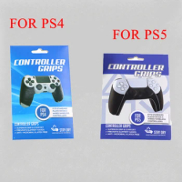 1set FOR PS4 Handle Non-slip Sticker For Ps5 Controller Skin Protection Cover Protection Smarter Squid Hand Grip Sticker