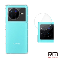 RedMoon vivo X80 5G 手機殼貼2件組 空壓殼+厚版鏡頭貼