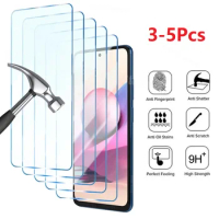 3-5PCS Tempered Glass for Xiaomi Poco X3 Pro F3 M3 M4 11T 12T Pro Screen Protector Redmi Note 11 10 9 8 Pro 9s 10s 8T 9T 9A 9C