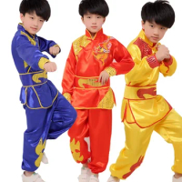 dance children dragon kids folk dance costumes chinese girls kung fu clothing traditional modern hanfu lion national boys