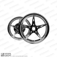 Velg Race Boy P145 1o1 Chrome Five Star Vespa Sprint Primavera Lx S Lxv