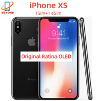 Apple iPhone XS 64GB/256GB ROM Original 5.8" Retina OLED Display RAM 4GB IOS NFC FACE ID Genuine 4G LTE Smart Phone