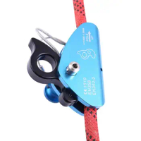 Climbing Rope Grab High Strength Climbing Rope Grab Protective Rope Grip Clamp Self-Locking For Rock Climbing Mountaineering