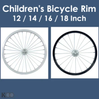 Children's Bicycle Rim Aluminum Alloy Ring 12/14/16 Inch BMX Bike Rim Steel Front Rear Wheel Set With Spokes Hub Can Customized