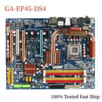 For Gigabyte GA-EP45-DS4 Motherboard LGA 775 DDR2 ATX Mainboard 100% Tested Fast Ship