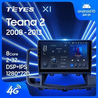 TEYES X1 For Nissan Teana J32 2008 - 2013 Car Radio Multimedia Video Player Navigation GPS Android 10 No 2din 2 din dvd