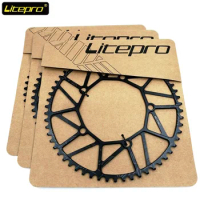 Litepro 130BCD 8/9/10 Speed Single Chainring 48T 50T 52T 54T 56T 58T Black Front Chain Wheel 412 SP8 Folding Bike Road Bicycle