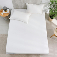 鴻宇 雙人加大床包枕套組 天絲300織 法西拉 素色 台灣製T20151GT2-6X6.2