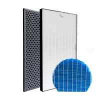 FOR Sharp Sharp Air purifier KC-930 Air Purifier HEPA Sharp Hepa filter 375*235*30 mm carbon filter 375*235*10 mm