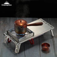 Campingmoon SOTO Stove Table Windproof SOLO Picnic Folding SUS Table Heat Resistant