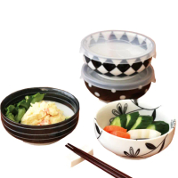 【YS-MART】單色藝術 儲物碗4件組(可微波加熱不需保鮮膜 日本餐具 耐熱瓷器)