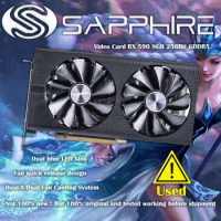 SAPPHIRE Video Card RX 590 8GB 256Bit GDDR5 Graphics Cards for AMD RX 500 series VGA Cards RX590GME DisplayPort DVI