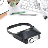 [ COD ] SRATE Kacamata Pembesar Head Band Magnifier Handsfree 4.8x - MG81006