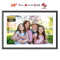 Frameo 10.1 inch Digital Picture Frame WiFi 32GB Smart Digital Photo Frame IPS HD 1280 * 800 1080P Touch Screen Auto-Rotate
