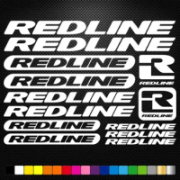 Redline Vinyl Stickers Sheet Bike Frame Bicycle Bike Cycling Decals