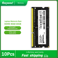 Faspeed 10Pcs Memory RAM DDR4 16GB 8GB 2666MHZ 1.2V PC4-21300 CL19 260Pin Sodimm Notebook Laptop DDR 4 Memoria Ram For AMD Intel