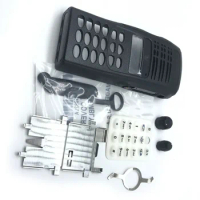 Banggood Sets Black Front Cover Case Housing Shell with Knobs Keypads for Motorola GP338 GP380 PTX760 MTX960 MTX760 Radio