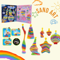 [จัดส่งทันที] Kids learningDIY เททรายสีใส่ขวด ขวดทราย Magicle Sand Art กิจกรรมสำหรับเด็ก