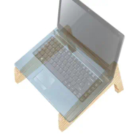Wood Laptop Stand Portable Computer Holder For Home Laptop Notebook Stand Holder Cooling Computer Stand Vertical Laptop Stand