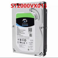 Original New HDD For Seagate 2TB 3.5" SATA 6 Gb/s 256MB 5900RPM For Internal HDD For Surveillance HDD For ST2000VX015