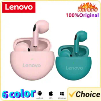 2024 Lenovo Air Pro 6 Fone Wireless Bluetooth Earphones 5.0 In Ear Earbuds Noise Cancelling Pods Headset For Xiaomi Original