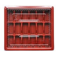 一次性餃子盒專用水餃盒外賣打包盒商用分格加厚帶蓋塑膠速食飯盒【MJ10512】