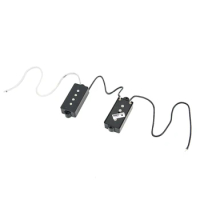 2pcs Vintage Alnico 5 PB Bass Pickups For 4-String Pickups Set For P Bass Guitar Parts Replacement Open Bass Pickup Set Parts