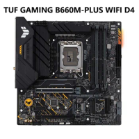 ASUS TUF GAMING B660M-PLUS WiFi D4 Intel B660 (LGA 1700) mATX Motherboard 10+1 DrMOS Power Stages PC