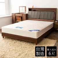 【時尚屋】雷克森冬夏兩用6尺加大雙人獨立筒彈簧床墊GA8-14-6(免組裝/台灣製)