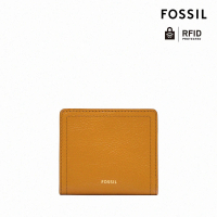 【FOSSIL】Logan 真皮RFID防盜短夾-土黃色 SL7829763