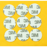 3M Adhensive nfc Sticker 13.56Mhz ntag213 chip rewritable Coin Sticker RFID nfc tag ntag213