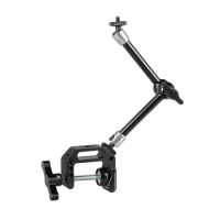 CAMVATE All-purpose Articulating Magic Arm Matched With C Clamp For Microphone LCD Monitor Flash Light Extension Magic Arm