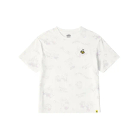 【GIORDANO 佐丹奴】女裝小小兵聯名滿版印花上衣 minions系列(71 皎白)