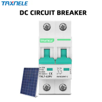 2P DC 1000V L7 MCB Solar Mini Circuit Breaker Overload Protection Battery Switch 10A 16A 20A 25A 32A 40A 50A 63A Photovoltaic PV