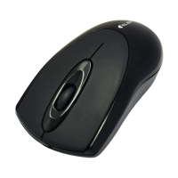 Elephant - WEM-1015-PLUS 人體工學設計玻璃通行滑鼠(連集線器) - 黑色 黑色