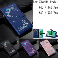 Sunjolly Mobile Phone Cases Covers for XiaoMi RedMi K40 K30 Pro Case Cover coque Flip Wallet for XiaoMi RedMi K40 Case