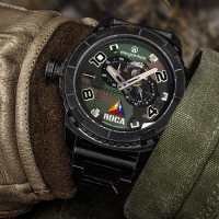 elegantsis 陸軍裝甲部隊限量機械腕錶-48mm ELJX48AS-ROCA-MA