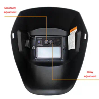 Solar Panel Welder Helmet Eyes Lens Filter Replaceable Welding Helmet Goggles Lens LCD Dimming Screen for Welder Supplies