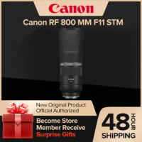 Canon RF 800 MM F11 STM Full Frame Mirrorless Camera Lens Telephoto Autofocus Prime Lens For R RP R5 R6 Portrait Animal Lens
