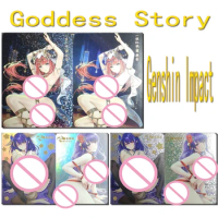 NEW Anime Goddess Story Genshin Impact Nilou Beelzebul Homemade color flash cards Game Collection Birthday Christmas gifts