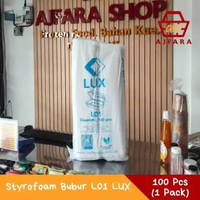 Styrofoam Bubur L01 LUX 100 Pcs (1 Pack) Wadah Makanan