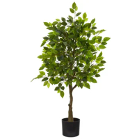 Nearly Natural 39" Ficus Artificial Tree, Green