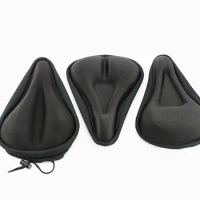Bicycle Seat Saddle 3D Soft Bike Seat Cover Comfortable Foam Silicone Seat Cushion Cycling Saddle for Bicycle Bike Accessories