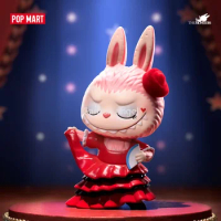 POP MART LABUBU Shining Debut Handicraft Cute Elevator Toy Kawaii Doll Collection Figurine Model Action Figure Toys Mystery Box