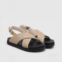 Adorableprojects - Sander Platform Macadamia - Sendal Wanita