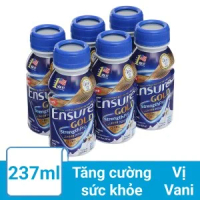 6 chai sữa pha sẵn Ensure Gold vani 237ml