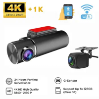 4K Dash Cam for Cars Front and Rear View Camera for Vehicle GPS WIFI Car Dvr Video Recorder 24H Parking Monitor Car Assecories