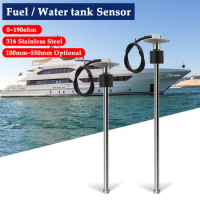 Universal 0-190 Ohm Fuel Level Sensor 200MM 250MM 300MM 350MM Water Level Sensor Stainless Steel Oil Tank Level Meter Sensor