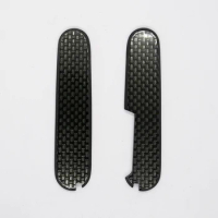 Hand Made Carbon Fiber Scales for 84 mm Victorinox Swiss Army Knife